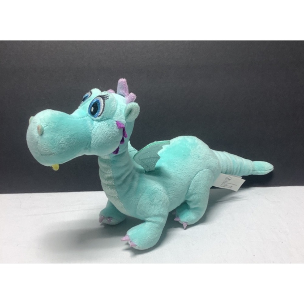 Disney's Sofia the First Crackle Plush Dragon 13" Stuffed Animal Teal Just play